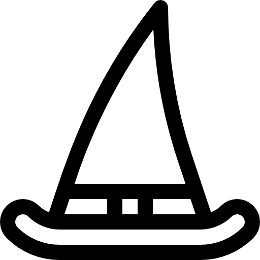 heksenhoed Basic Rounded Lineal icoon