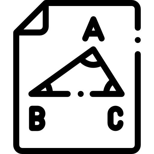 수학 Detailed Rounded Lineal icon