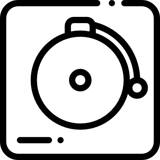 dzwonek Detailed Rounded Lineal ikona