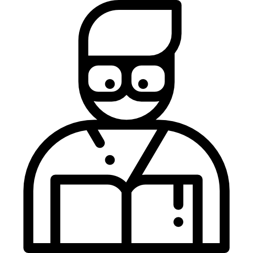 student Detailed Rounded Lineal ikona