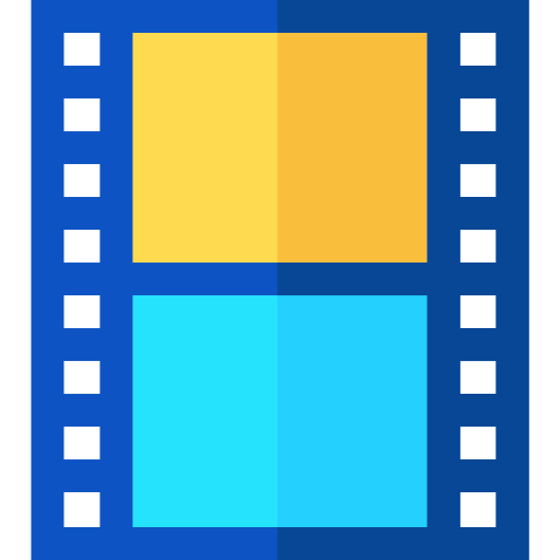 film Basic Straight Flat icon