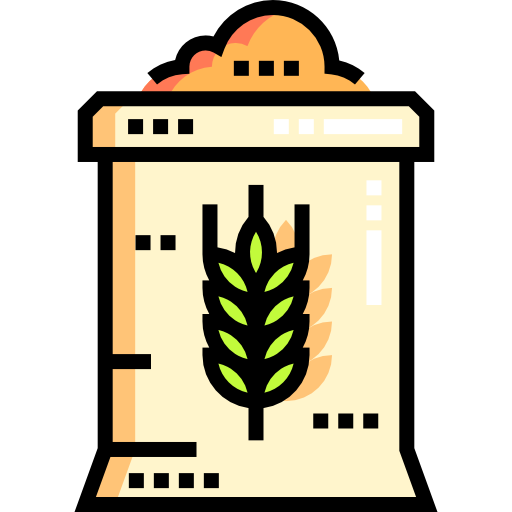 Grain Detailed Straight Lineal color icon