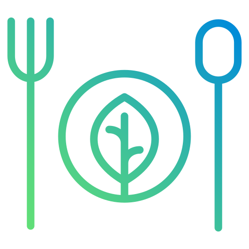 alimentation écologique Generic gradient outline Icône