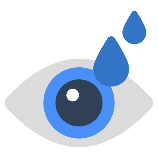 Eye drops Generic color fill icon