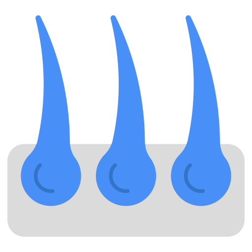 Hair follicle Generic color fill icon