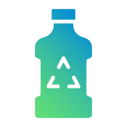reciclar botella Generic gradient fill icono