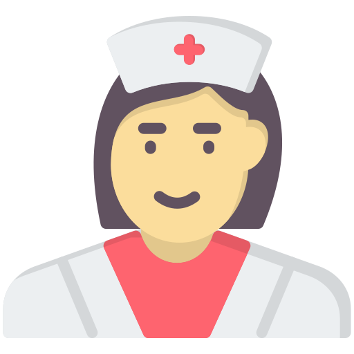 Медсестра Generic color fill иконка