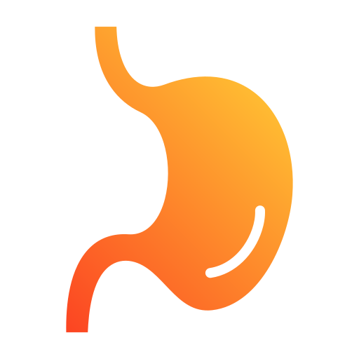 Stomach Generic gradient fill icon