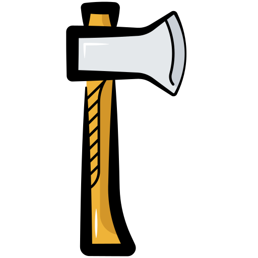 axe Generic color hand-drawn icon