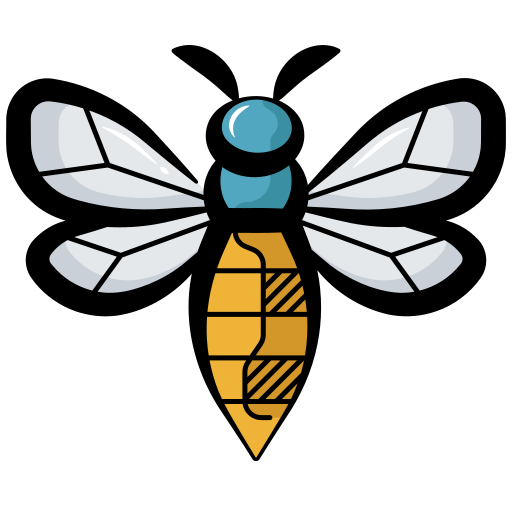 Bee Generic color hand-drawn icon