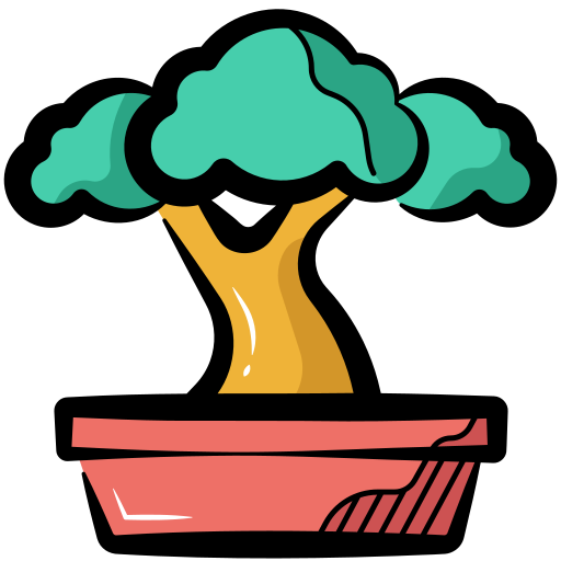 盆栽 Generic color hand-drawn icon