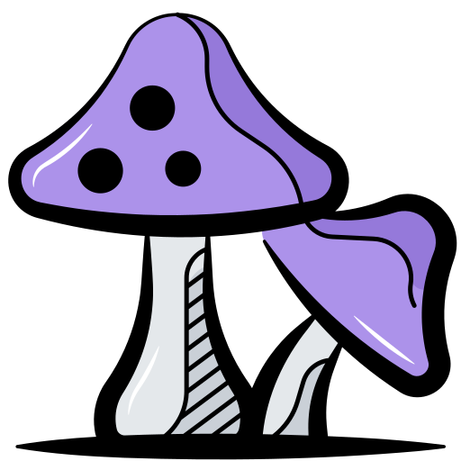 버섯 Generic color hand-drawn icon
