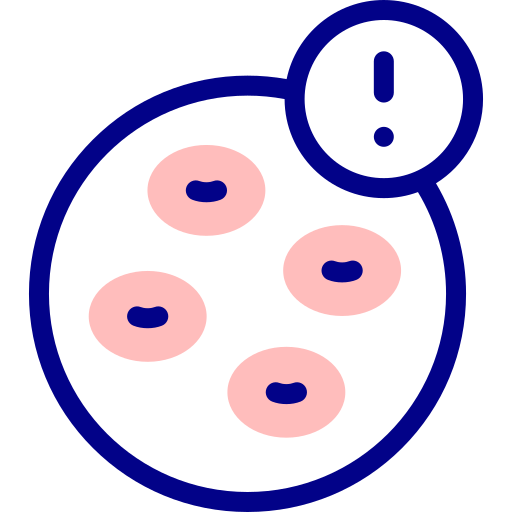 혈액 세포 Detailed Mixed Lineal color icon