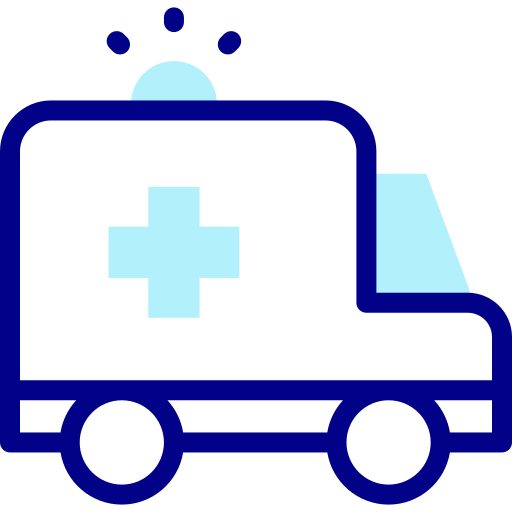 krankenwagen Detailed Mixed Lineal color icon