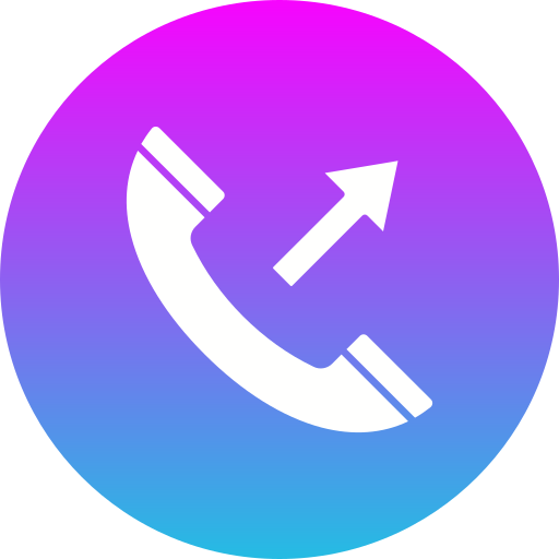 Outgoing call Generic gradient fill icon