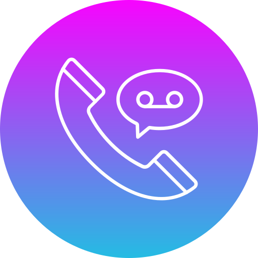 Recorded call Generic gradient fill icon