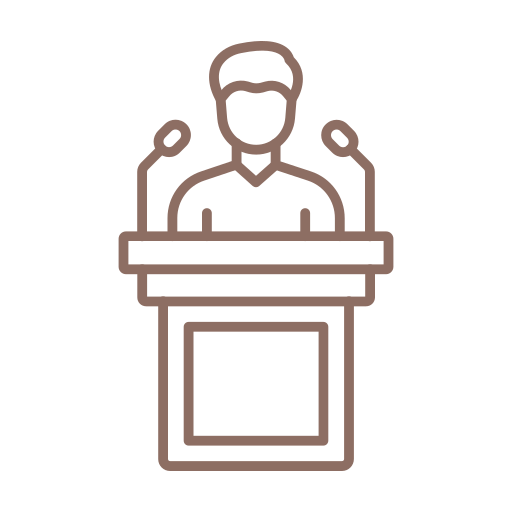 Press conference Generic color outline icon