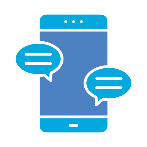 Mobile Chat Generic color fill icon