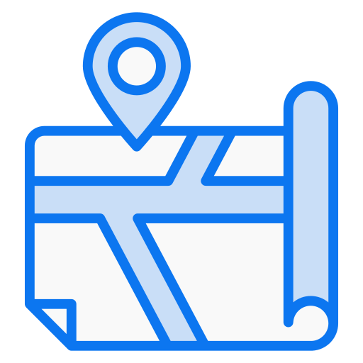 Map Generic color lineal-color icon