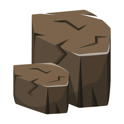 Rock Generic color fill icon