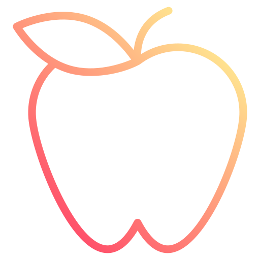 яблоко Generic gradient outline иконка