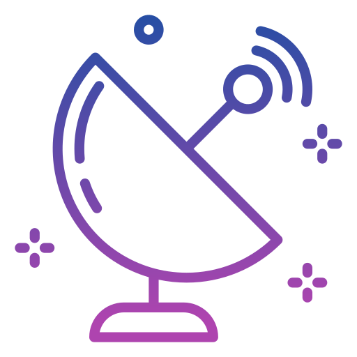 antenna Generic gradient outline icona