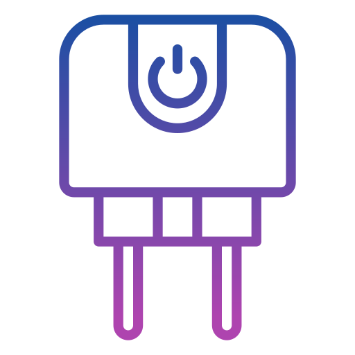 smart plug Generic gradient outline icon