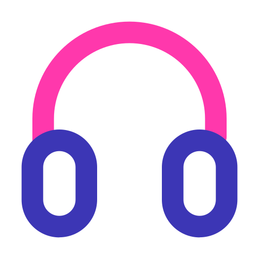 Écouteurs Generic color outline Icône