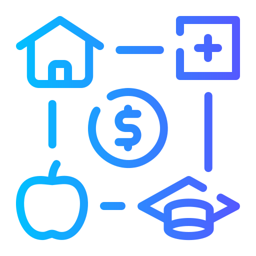 grundbedürfnisse Generic gradient outline icon