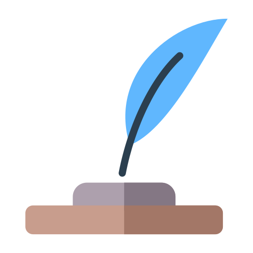 Feather pen Generic color fill icon