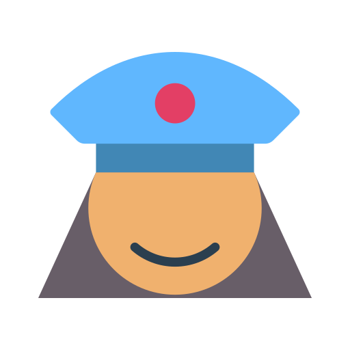 Женщина-полицейский Generic color fill иконка