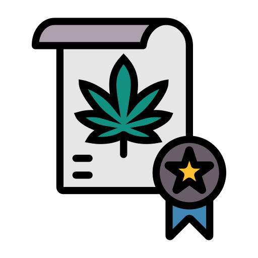 Cannabis law Generic color lineal-color icon