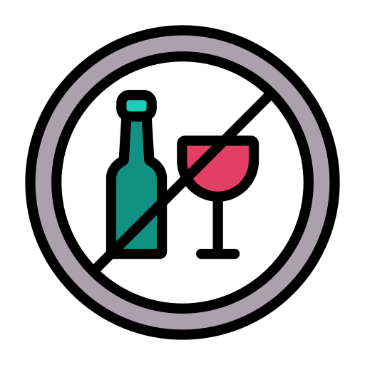 No Alcohol Generic color lineal-color icon