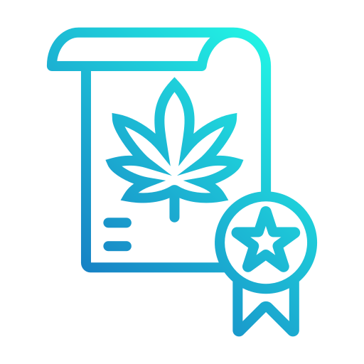 ley de cannabis Generic gradient outline icono