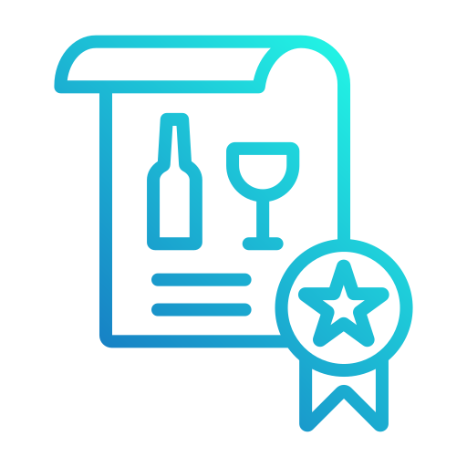 Alcoholic Generic gradient outline icon