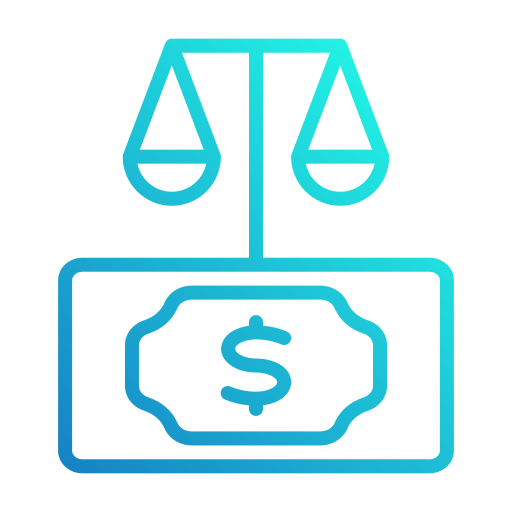 Financial laws Generic gradient outline icon