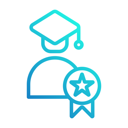 Bachelors degree Generic gradient outline icon
