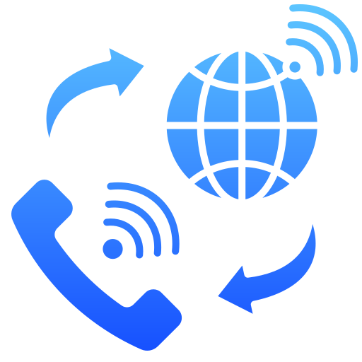 Voip Generic gradient fill icon