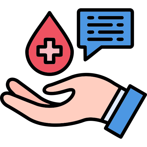 bloed donatie Generic color lineal-color icoon