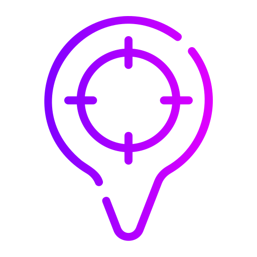 targeting Generic gradient outline icona