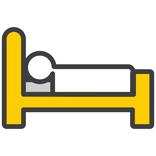 cama de hospital Generic color lineal-color icono