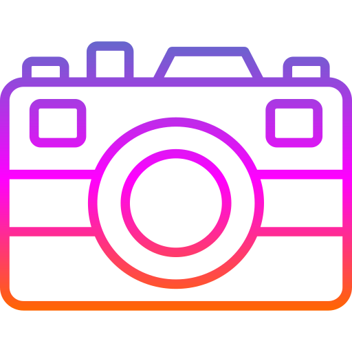 fotocamera Generic gradient outline icoon