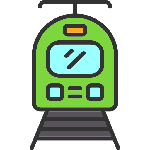 tramwajowy Generic color lineal-color ikona