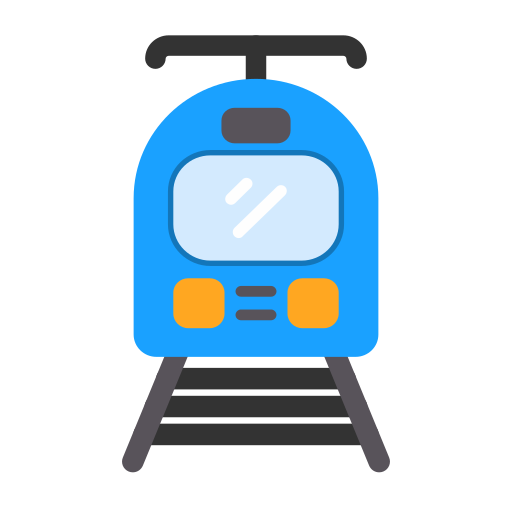 tram Generic color fill icon