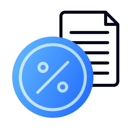 prozent Generic gradient lineal-color icon