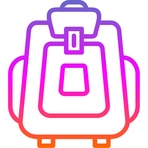 backpacker Generic gradient outline icon