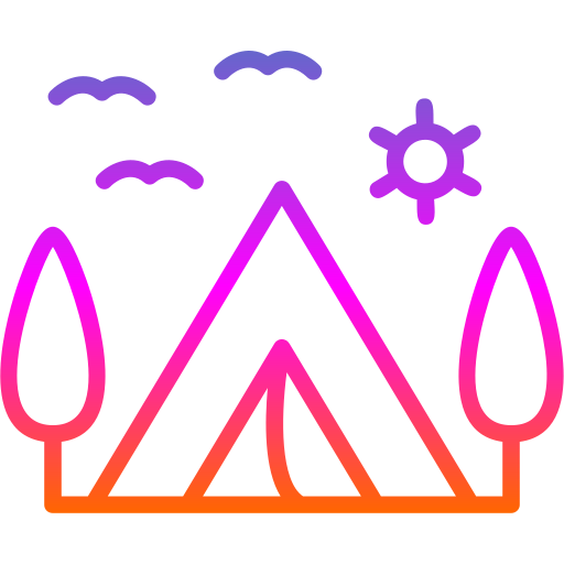 campingplatz Generic gradient outline icon
