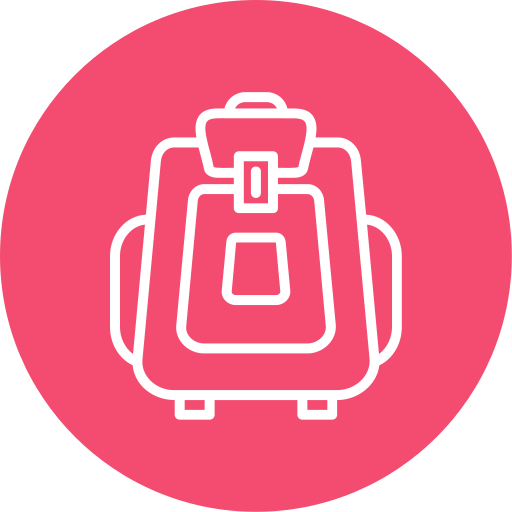 backpacker Generic color fill icon