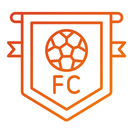 club de fútbol Generic gradient outline icono