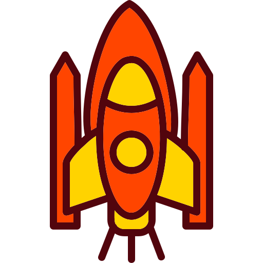 Space Shuttle Generic color lineal-color icon